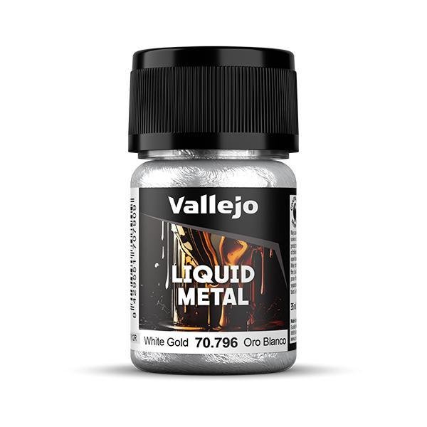 Vallejo - Model Color: Alchohol Metallics - White Gold (35 ml) - The Feisty Goblin Gamehouse -