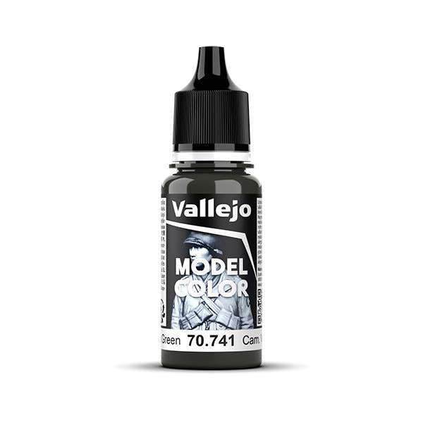 Vallejo - Model Color: Matte - Cam. Black Green (18 ml) - The Feisty Goblin Gamehouse -