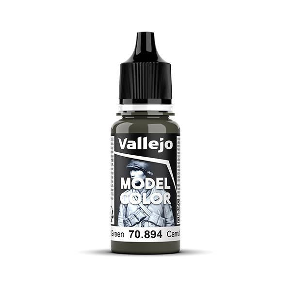 Vallejo - Model Color: Matte - Camouflage Olive Green (18 ml) - The Feisty Goblin Gamehouse -