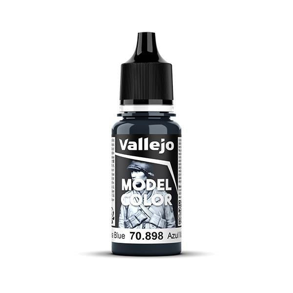 Vallejo - Model Color: Matte - Dark Sea Blue (18 ml) - The Feisty Goblin Gamehouse -