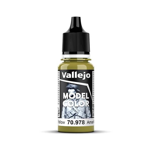 Vallejo - Model Color: Matte - Dark Yellow (18 ml) - The Feisty Goblin Gamehouse -
