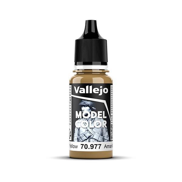 Vallejo - Model Color: Matte - Desert Yellow (18 ml) - The Feisty Goblin Gamehouse -