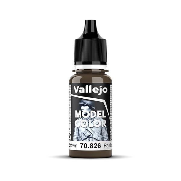 Vallejo - Model Color: Matte - German Cam. Med. Brown (18 ml) - The Feisty Goblin Gamehouse -