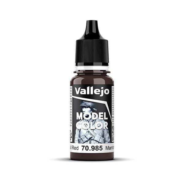 Vallejo - Model Color: Matte - Hull Red (18 ml) - The Feisty Goblin Gamehouse -