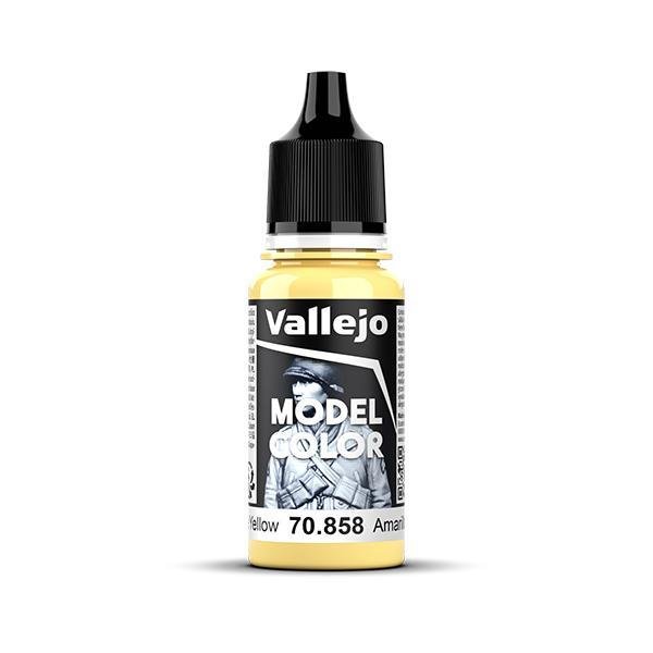 Vallejo - Model Color: Matte - Ice Yellow (18 ml) - The Feisty Goblin Gamehouse -