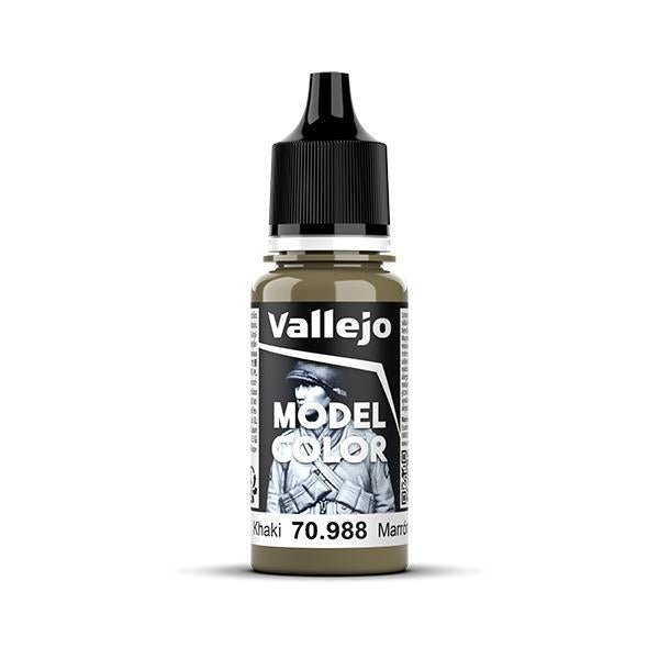 Vallejo - Model Color: Matte - Khaki (18 ml) - The Feisty Goblin Gamehouse -