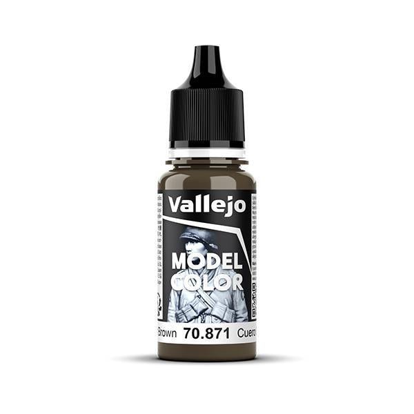 Vallejo - Model Color: Matte - Leather Brown (18 ml) - The Feisty Goblin Gamehouse -