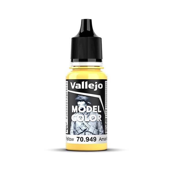Vallejo - Model Color: Matte - Light Yellow (18 ml) - The Feisty Goblin Gamehouse -