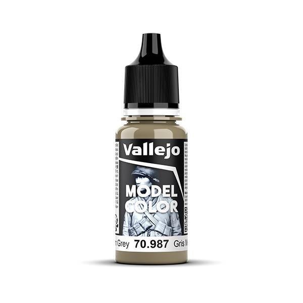 Vallejo - Model Color: Matte - Medium Grey (18 ml) - The Feisty Goblin Gamehouse -