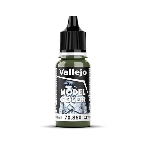 Vallejo - Model Color: Matte - Medium Olive (18 ml) - The Feisty Goblin Gamehouse -