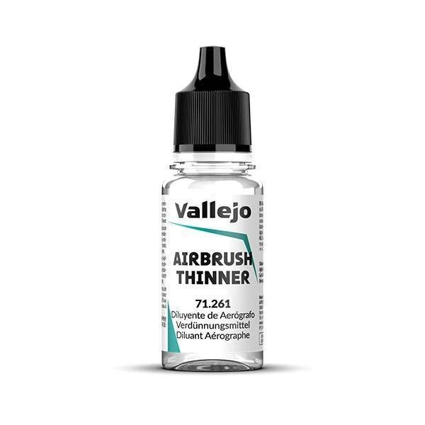 Vallejo - Thinner: Airbrush Thinner (18 ml) - The Feisty Goblin Gamehouse -