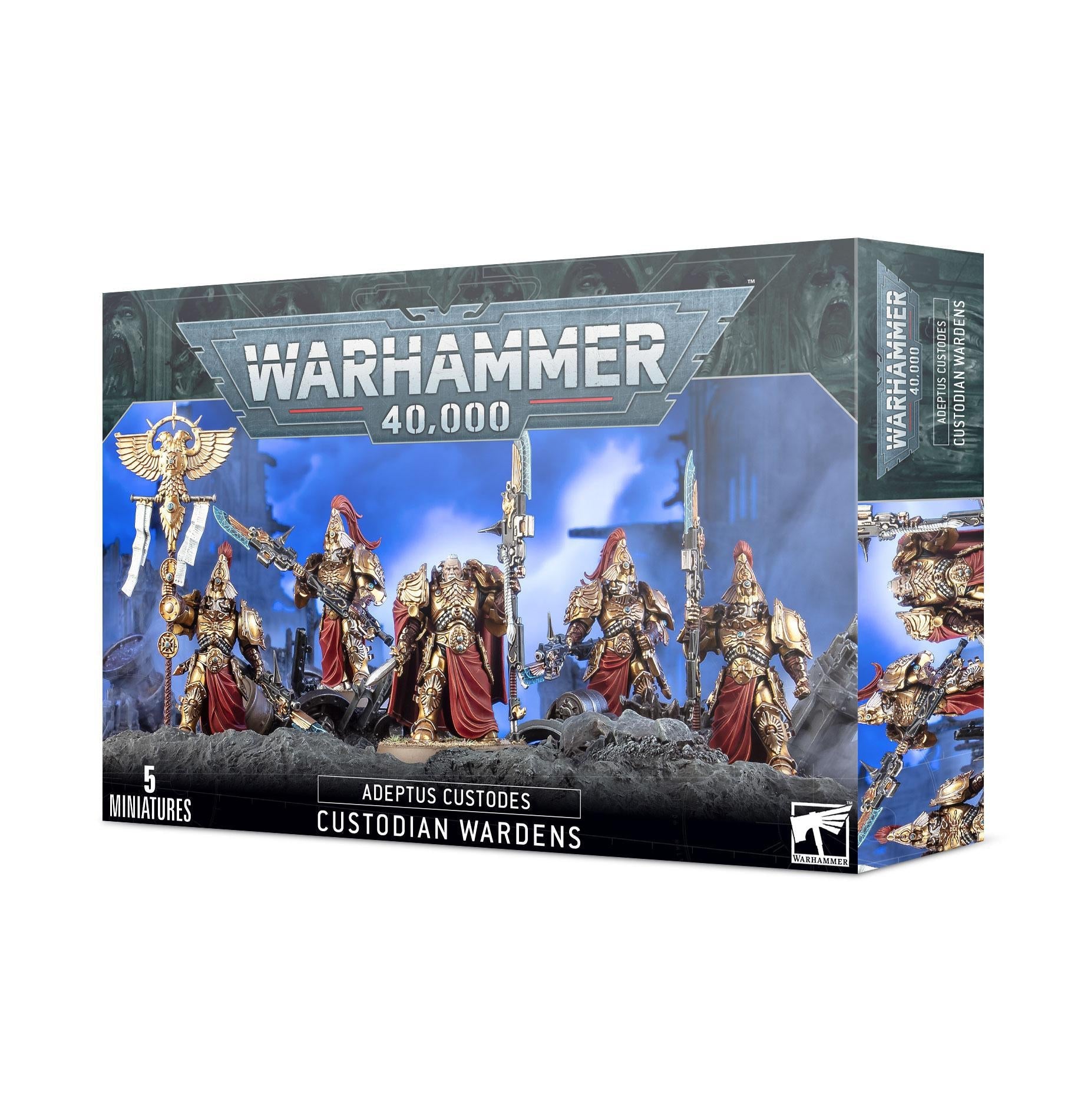 Warhammer 40,000 - Adeptus Custodes: Custodian Wardens - The Feisty Goblin Gamehouse -