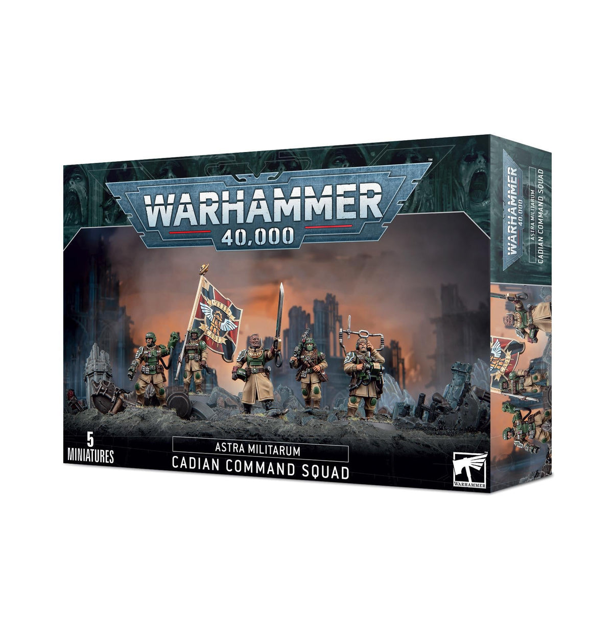 Warhammer 40,000 - Astra Militarum: Cadian Command Squad - The Feisty Goblin Gamehouse -