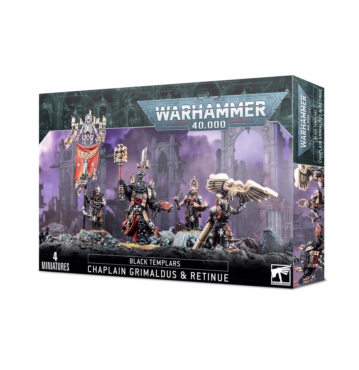 Warhammer 40,000 - Black Templars: Grimaldus & Retinue - The Feisty Goblin Gamehouse -