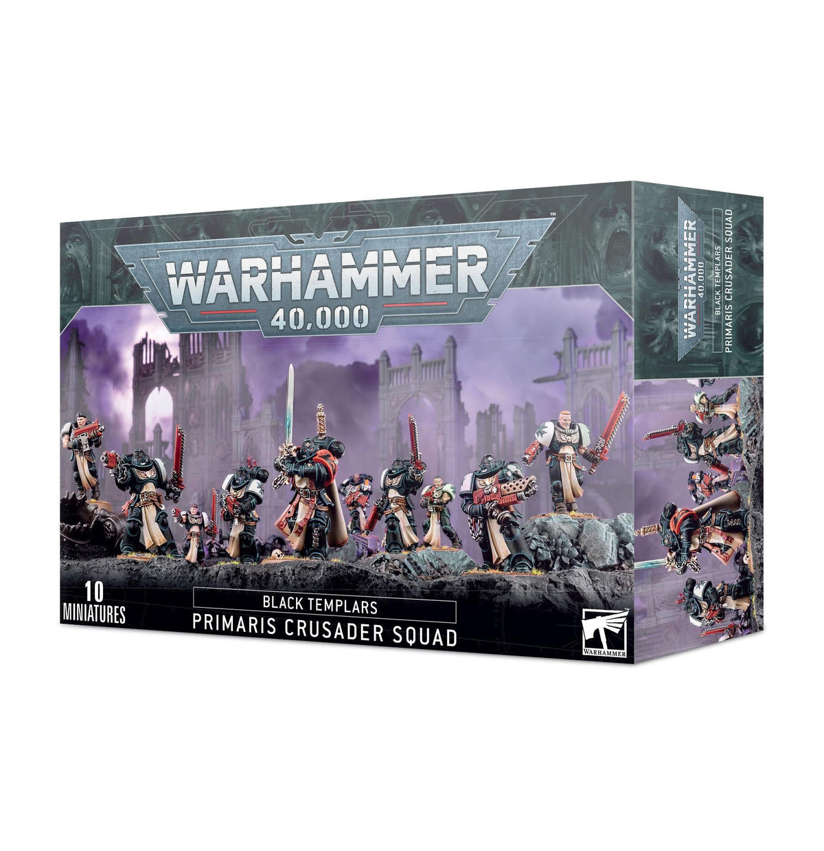 Warhammer 40,000 - Black Templars: Primaris Crusader Squad - The Feisty Goblin Gamehouse -
