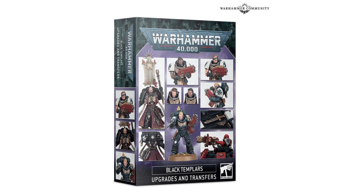 Warhammer 40,000 - Black Templars: Upgrades & Transfers - The Feisty Goblin Gamehouse -