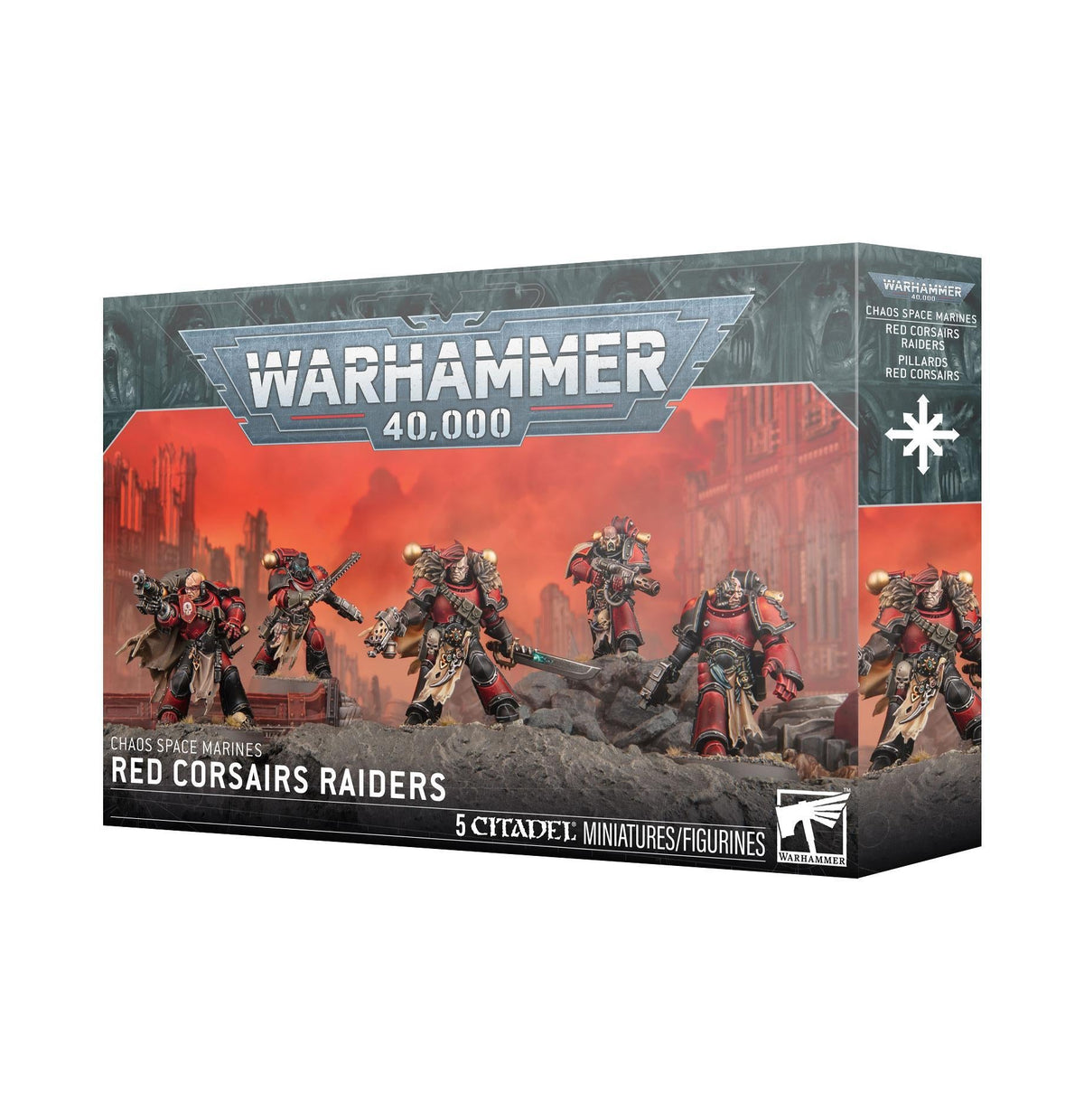 Warhammer 40,000 - Chaos Space Marines: Red Corsairs Raiders - The Feisty Goblin Gamehouse -