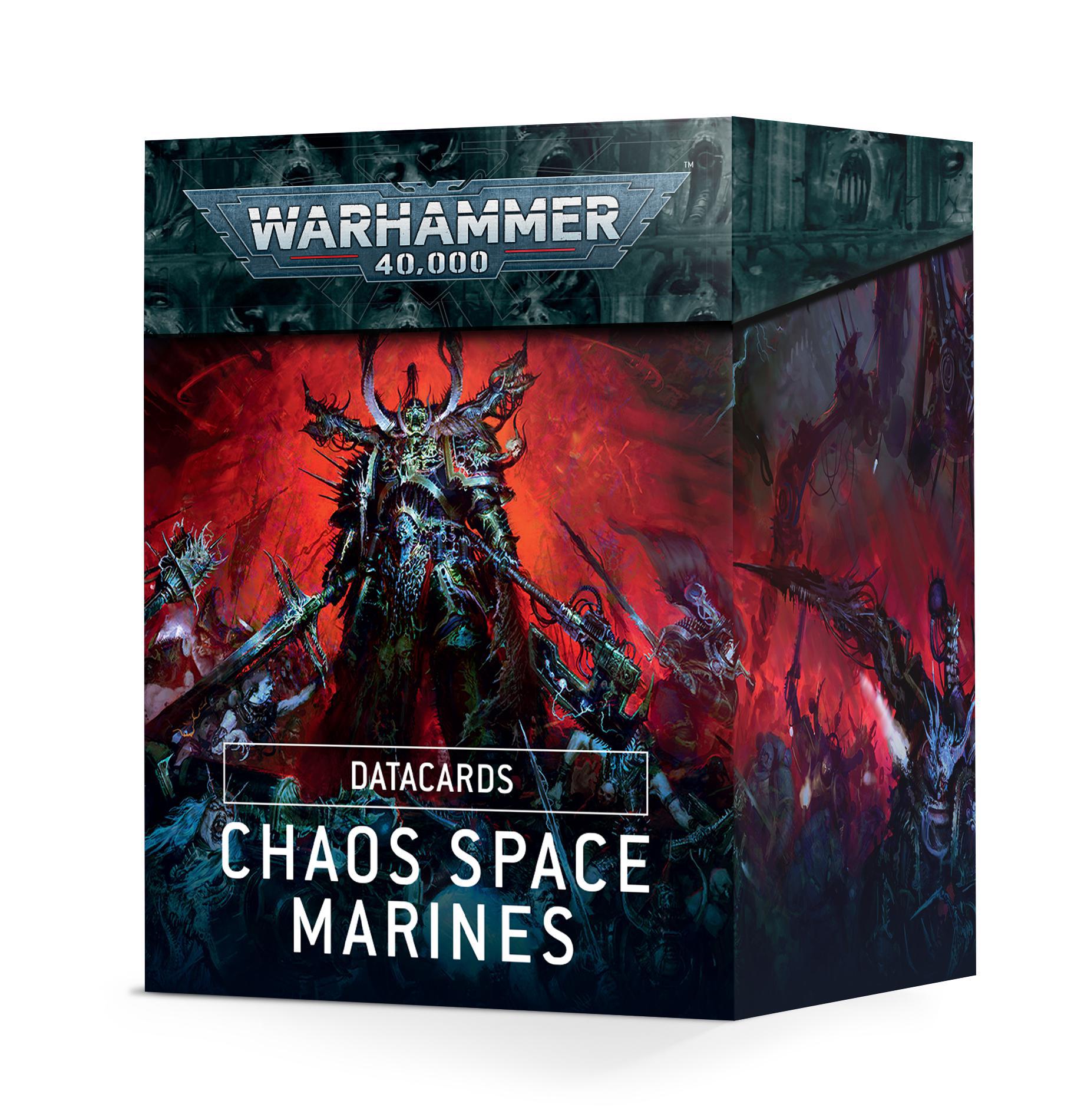 Warhammer 40,000 - Datasheet Cards: Chaos Space Marines - The Feisty Goblin Gamehouse -