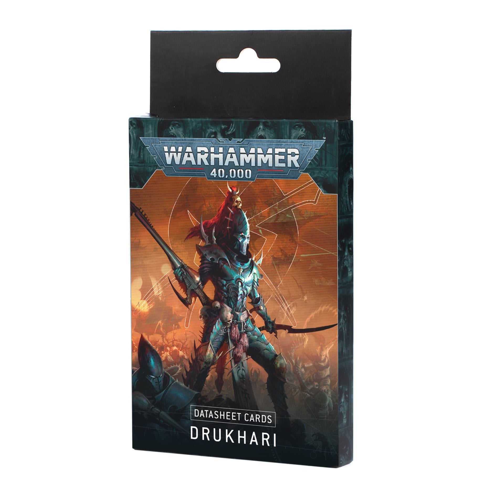 Warhammer 40,000 - Datasheet Cards: Drukhari (English) - The Feisty Goblin Gamehouse -