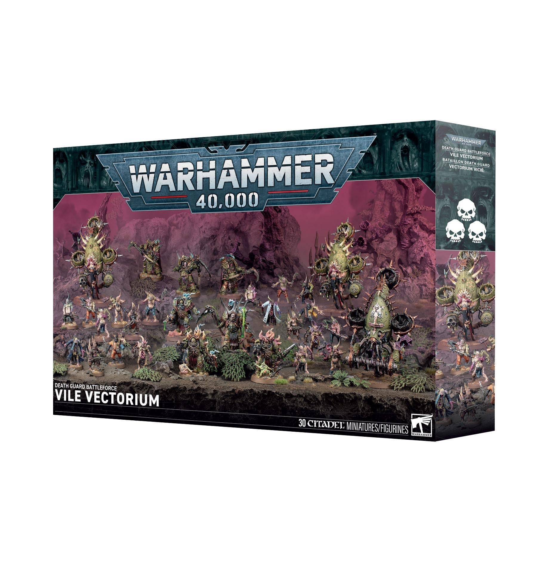 Warhammer 40,000 - Death Guard Battleforce: Vile Vectorium - The Feisty Goblin Gamehouse -