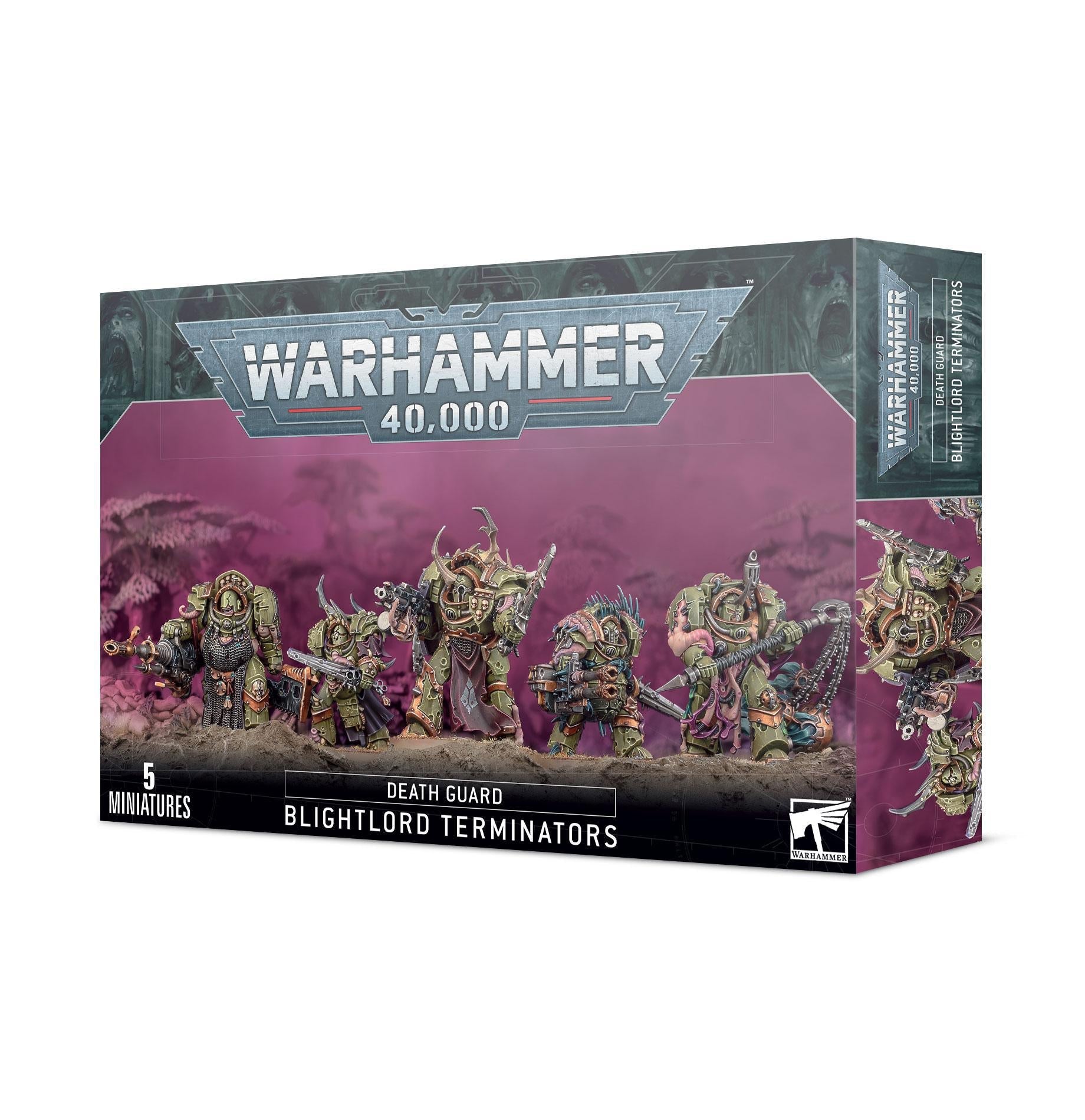 Warhammer 40,000 - Death Guard: Blightlord Terminators - The Feisty Goblin Gamehouse -