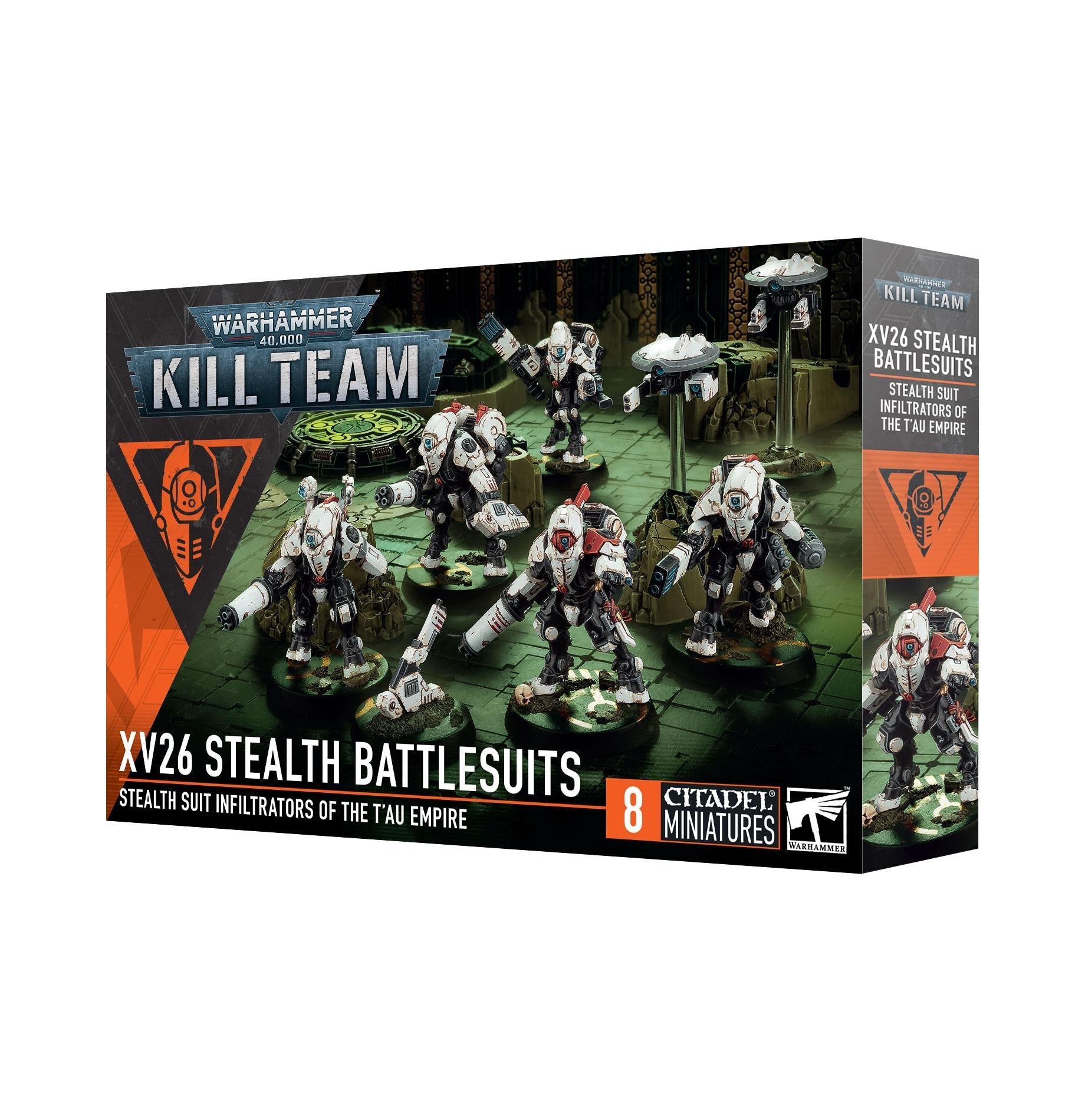 Warhammer 40,000 Kill Team - XV26 Stealth Battlesuits - The Feisty Goblin Gamehouse -