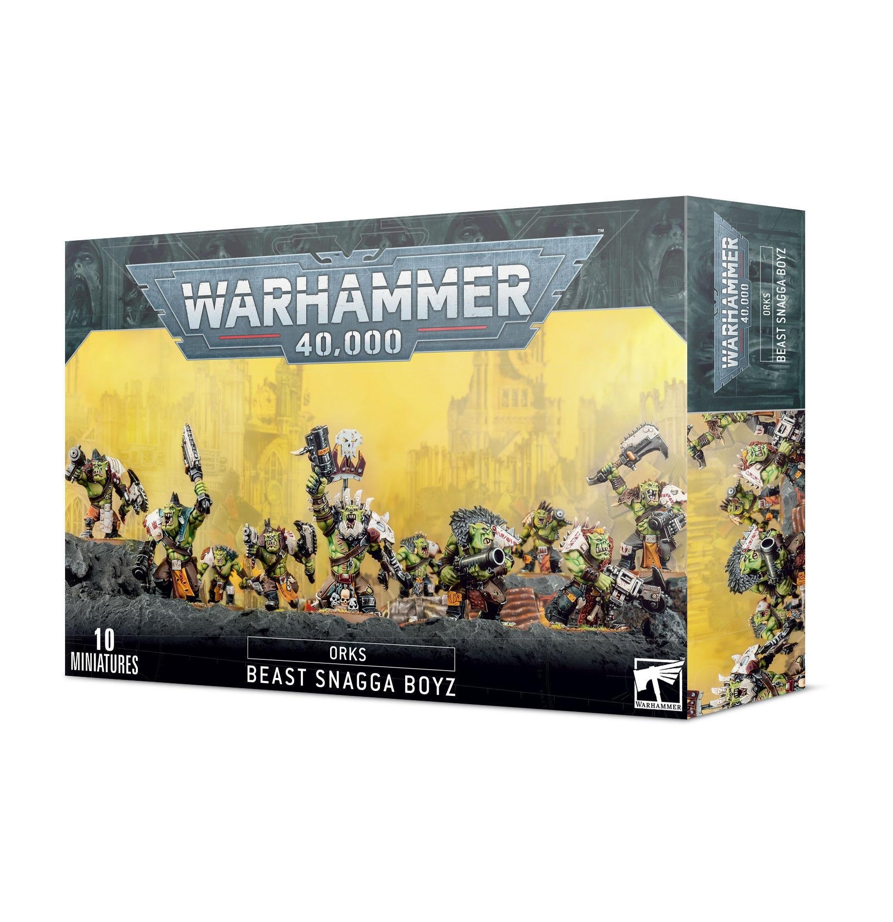 Warhammer 40,000 - Orks: Beast Snagga Boyz - The Feisty Goblin Gamehouse -