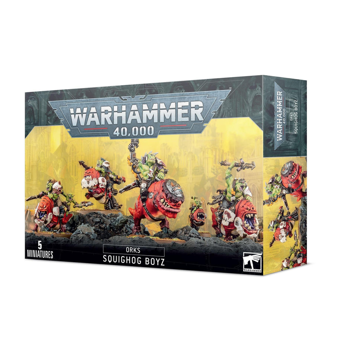 Warhammer 40,000 - Orks: Squighog Boyz - The Feisty Goblin Gamehouse -