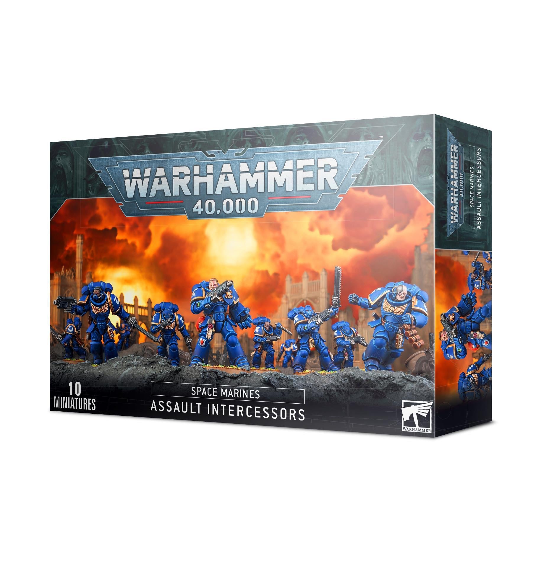 Warhammer 40,000 - Space Marines: Assault Intercessors - The Feisty Goblin Gamehouse -