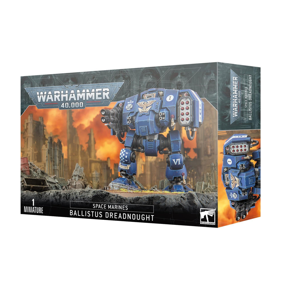 Warhammer 40,000 - Space Marines: Ballistus Dreadnought - The Feisty Goblin Gamehouse -