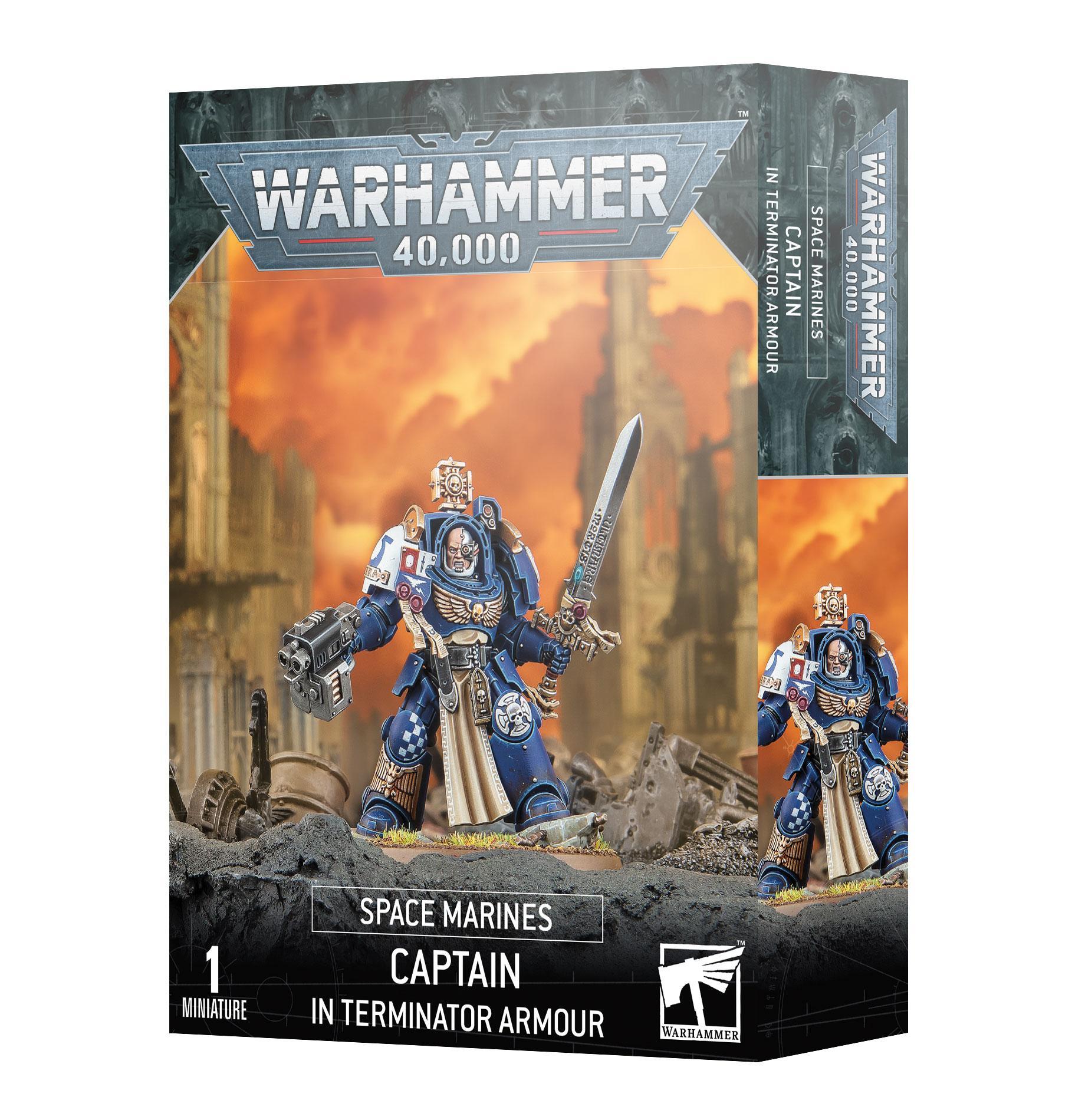 Warhammer 40,000 - Space Marines: Captain In Terminator Armour - The Feisty Goblin Gamehouse -