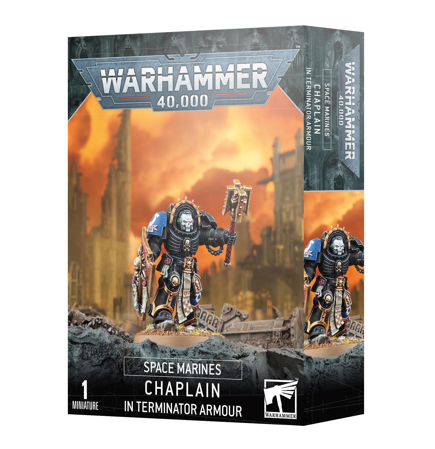 Warhammer 40,000 - Space Marines: Chaplain in Terminator Armour - The Feisty Goblin Gamehouse -