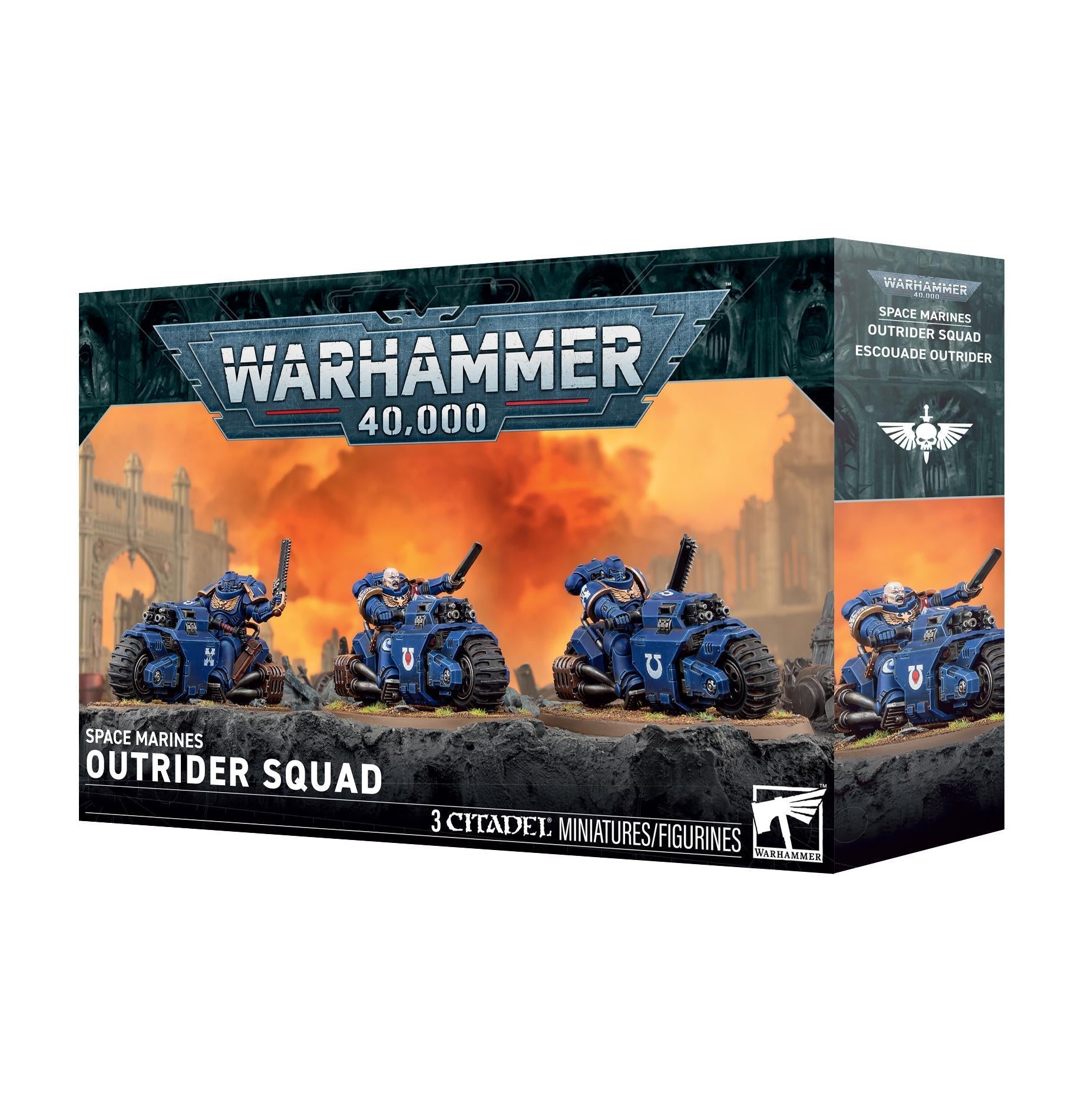 Warhammer 40,000 - Space Marines: Outrider Squad - The Feisty Goblin Gamehouse -