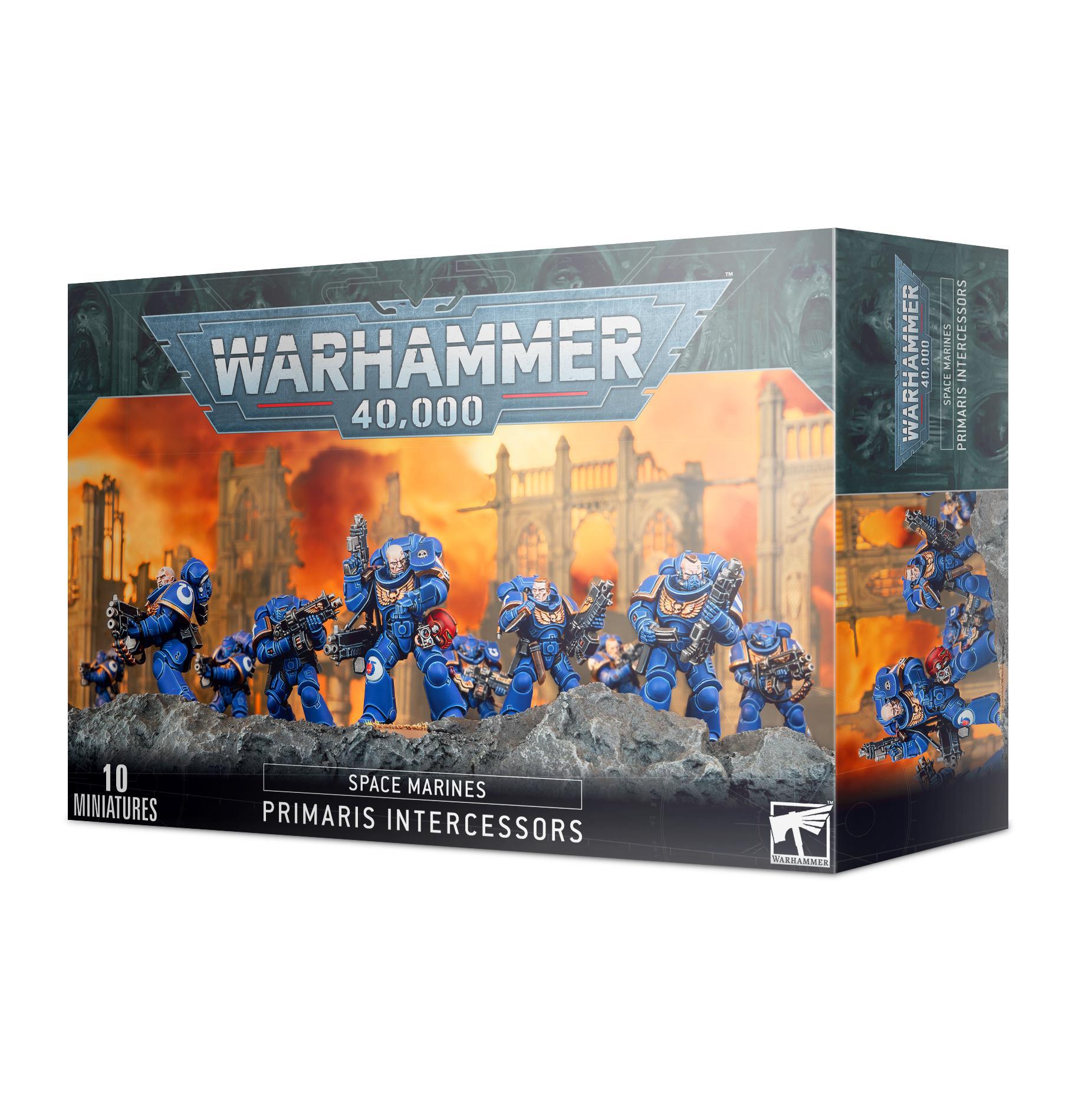 Warhammer 40,000 - Space Marines: Primaris Intercessors - The Feisty Goblin Gamehouse -