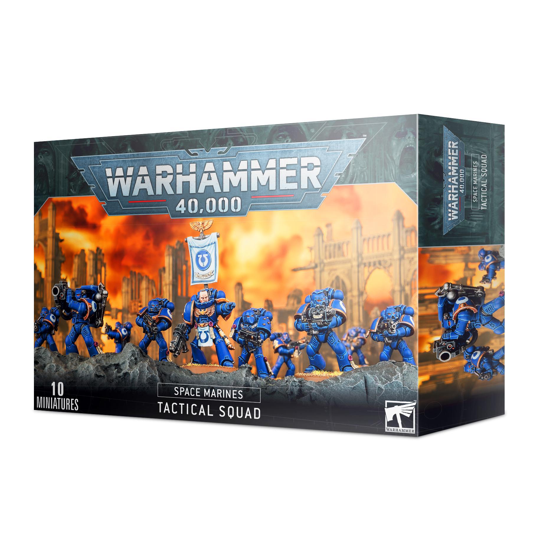 Warhammer 40,000 - Space Marines: Tactical Squad - The Feisty Goblin Gamehouse -