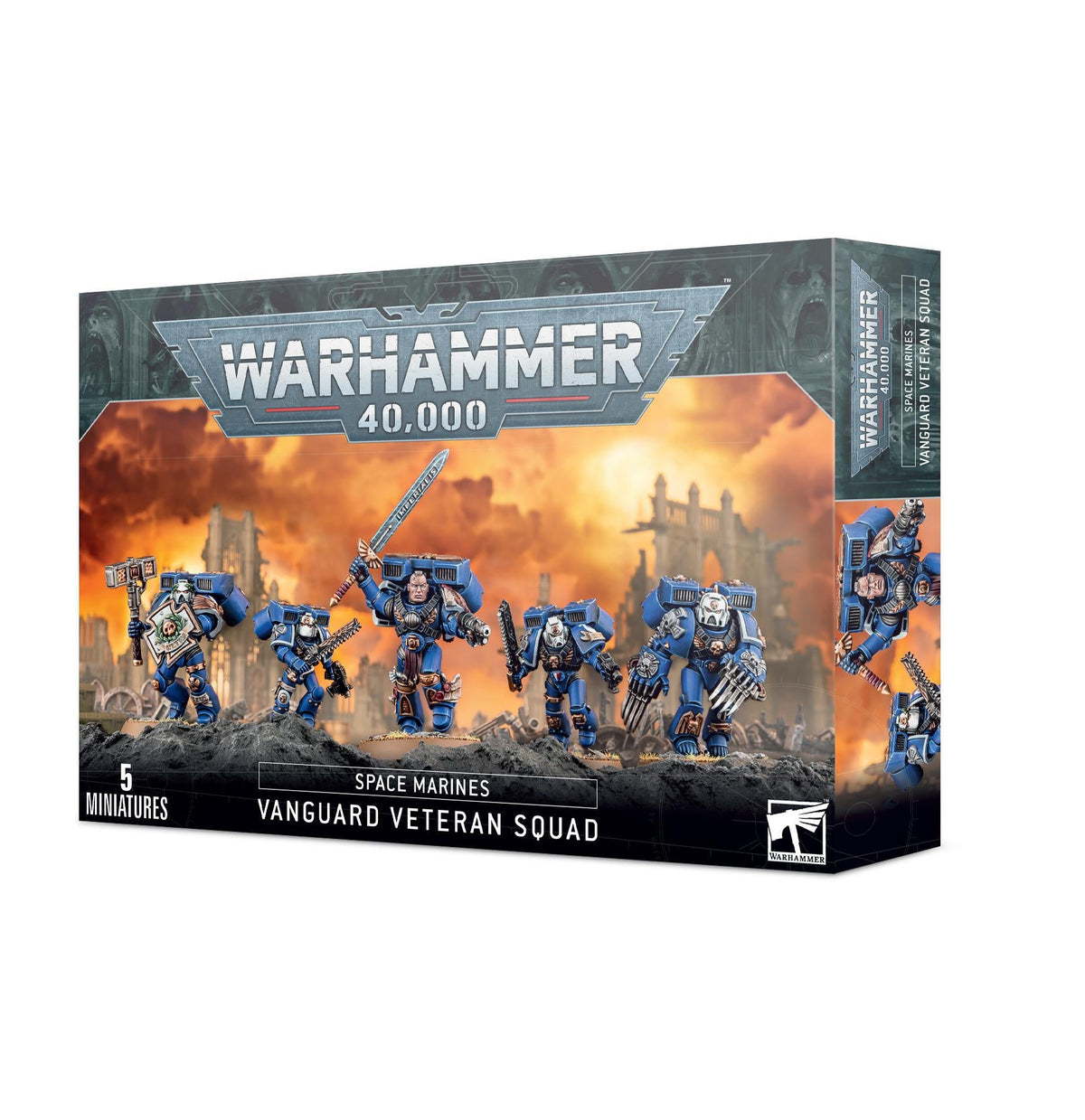 Warhammer 40,000 - Space Marines: Vanguard Veteran Squad - The Feisty Goblin Gamehouse -