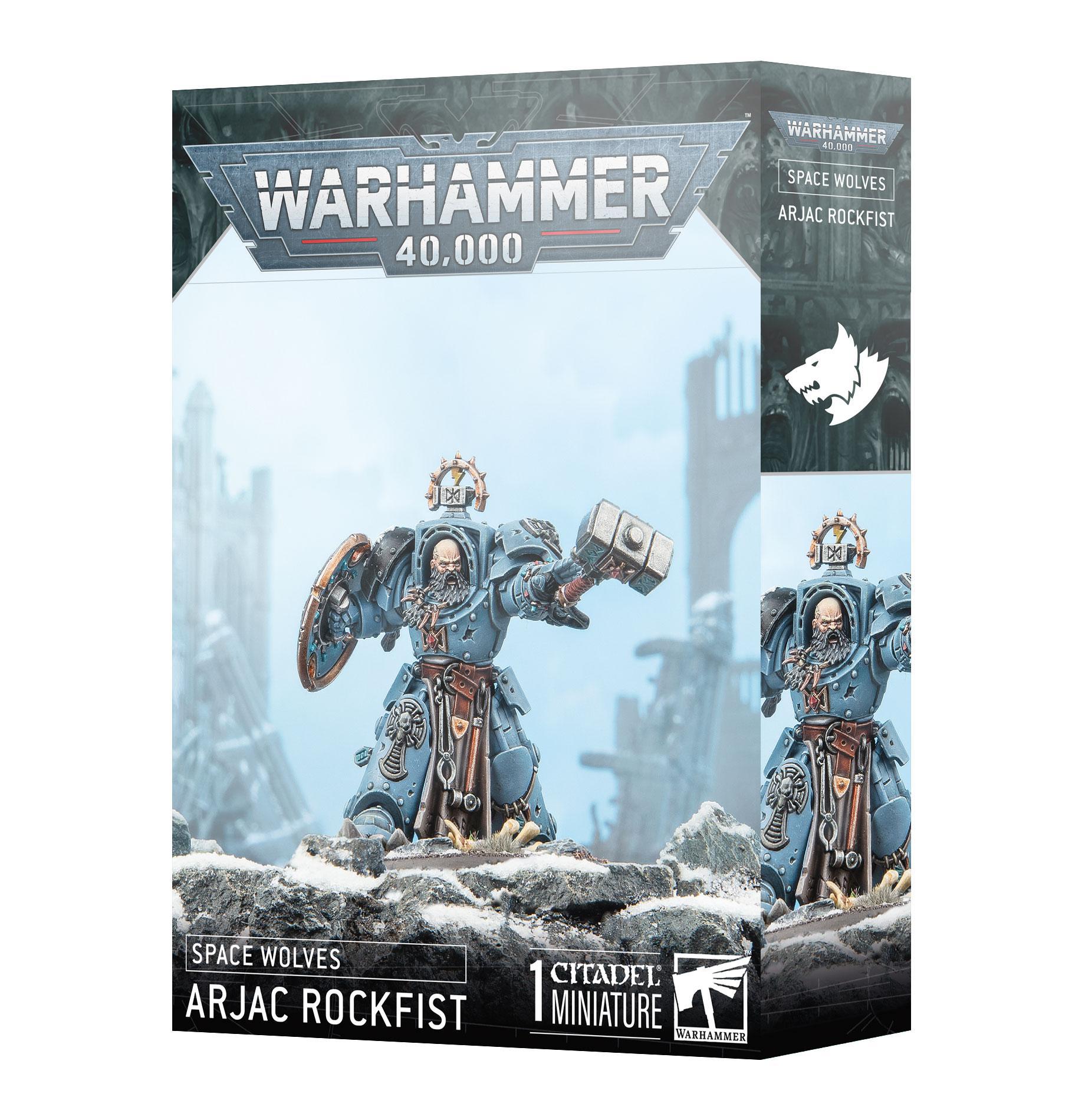 Warhammer 40,000 - Space Wolves: Arjac Rockfist - The Feisty Goblin Gamehouse -