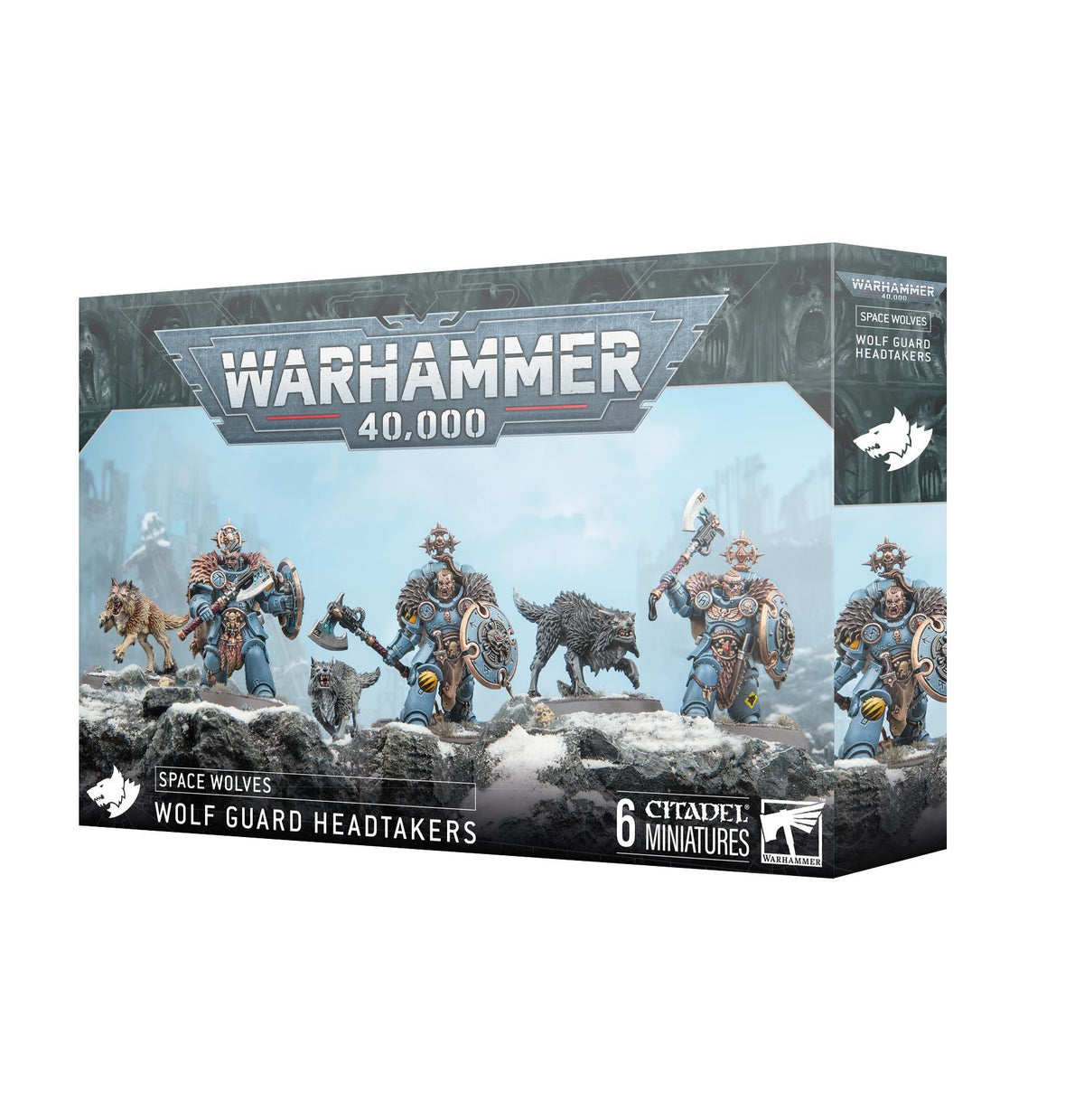 Warhammer 40,000 - Space Wolves: Wolf Guard Headtakers - The Feisty Goblin Gamehouse -