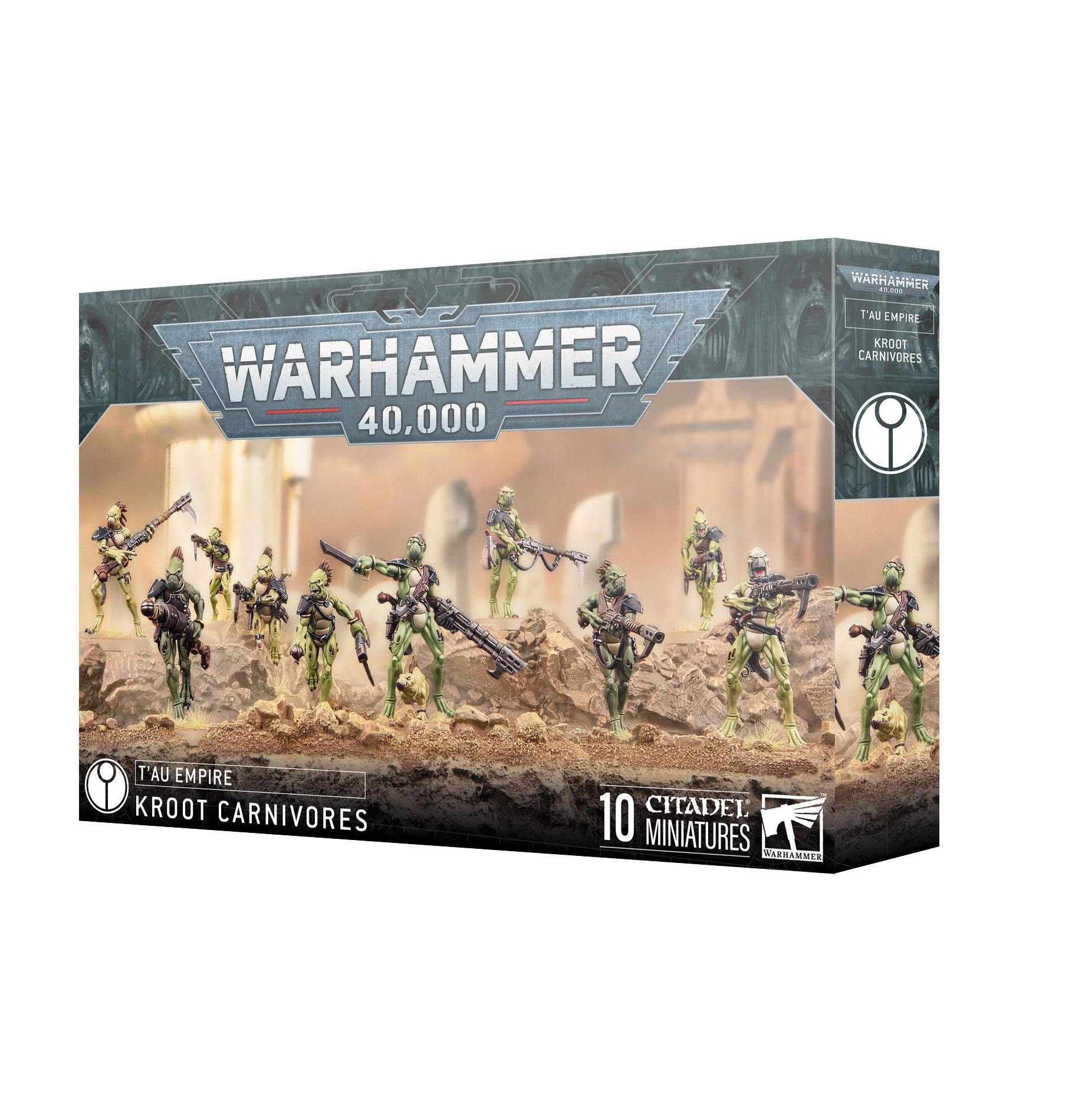 Warhammer 40,000 - T'au Empire: Kroot Carnivore Squad - The Feisty Goblin Gamehouse -