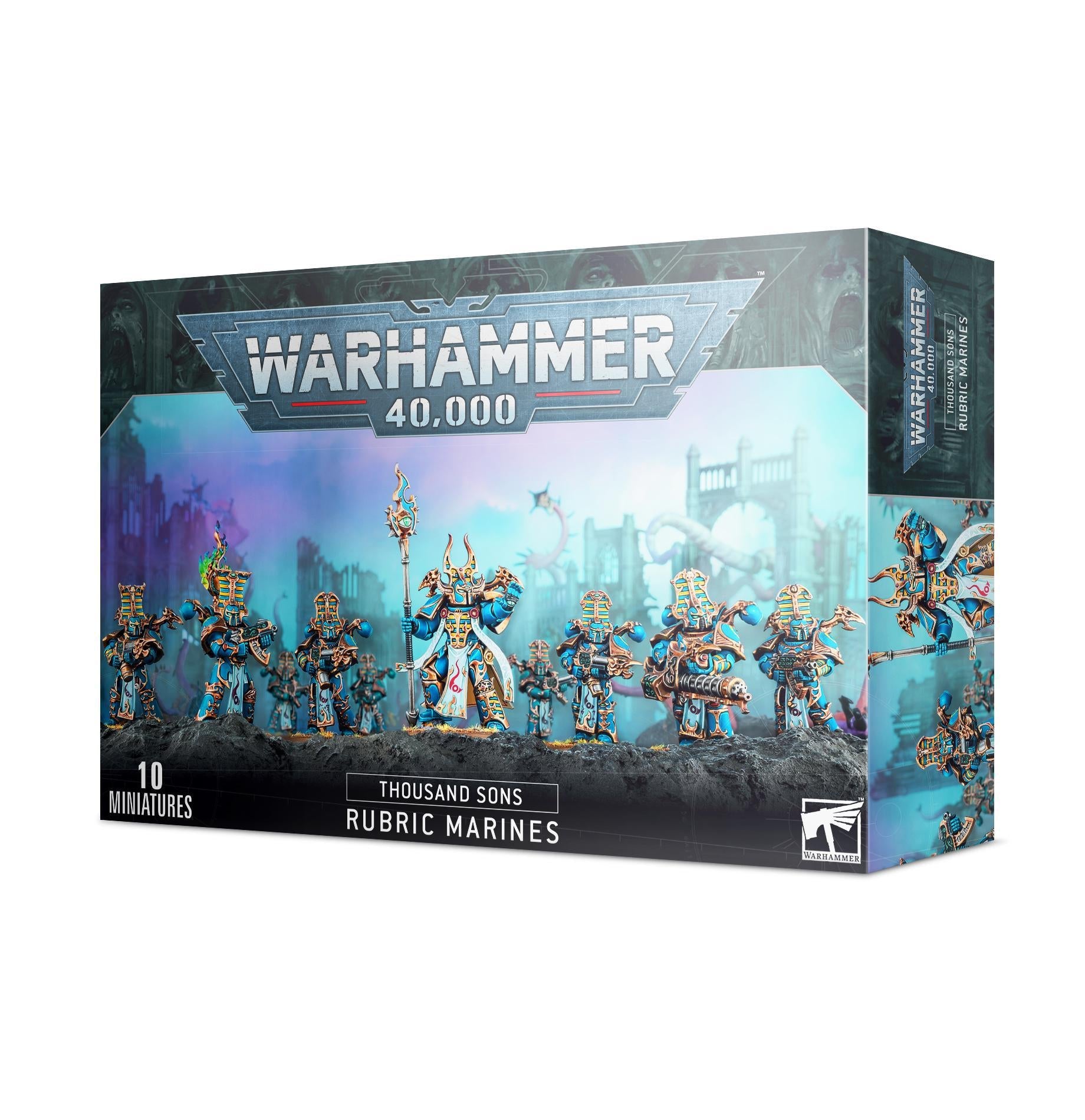 Warhammer 40,000 - Thousand Sons: Rubric Marines - The Feisty Goblin Gamehouse -