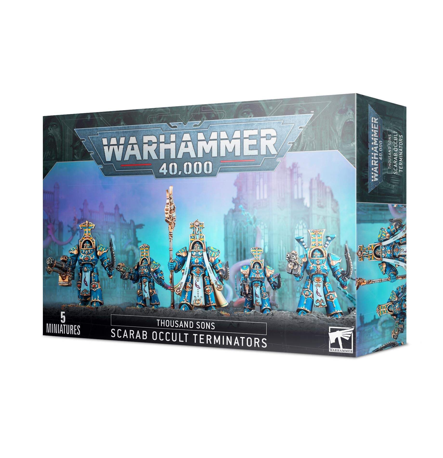 Warhammer 40,000 - Thousand Sons: Scarab Occult Terminators - The Feisty Goblin Gamehouse -