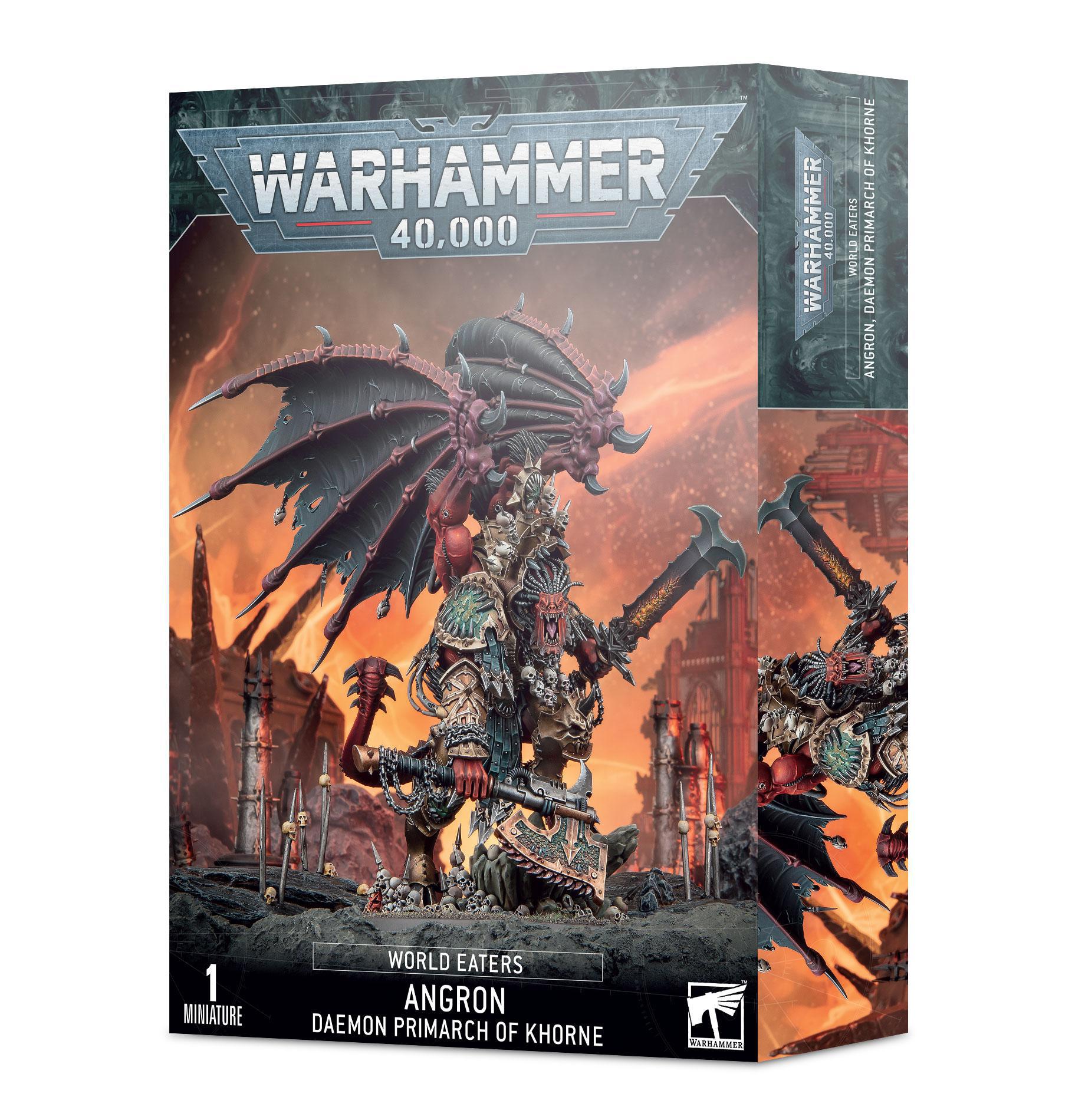 Warhammer 40,000 - World Eaters: Angron Daemon Primarch of Khorne - The Feisty Goblin Gamehouse -