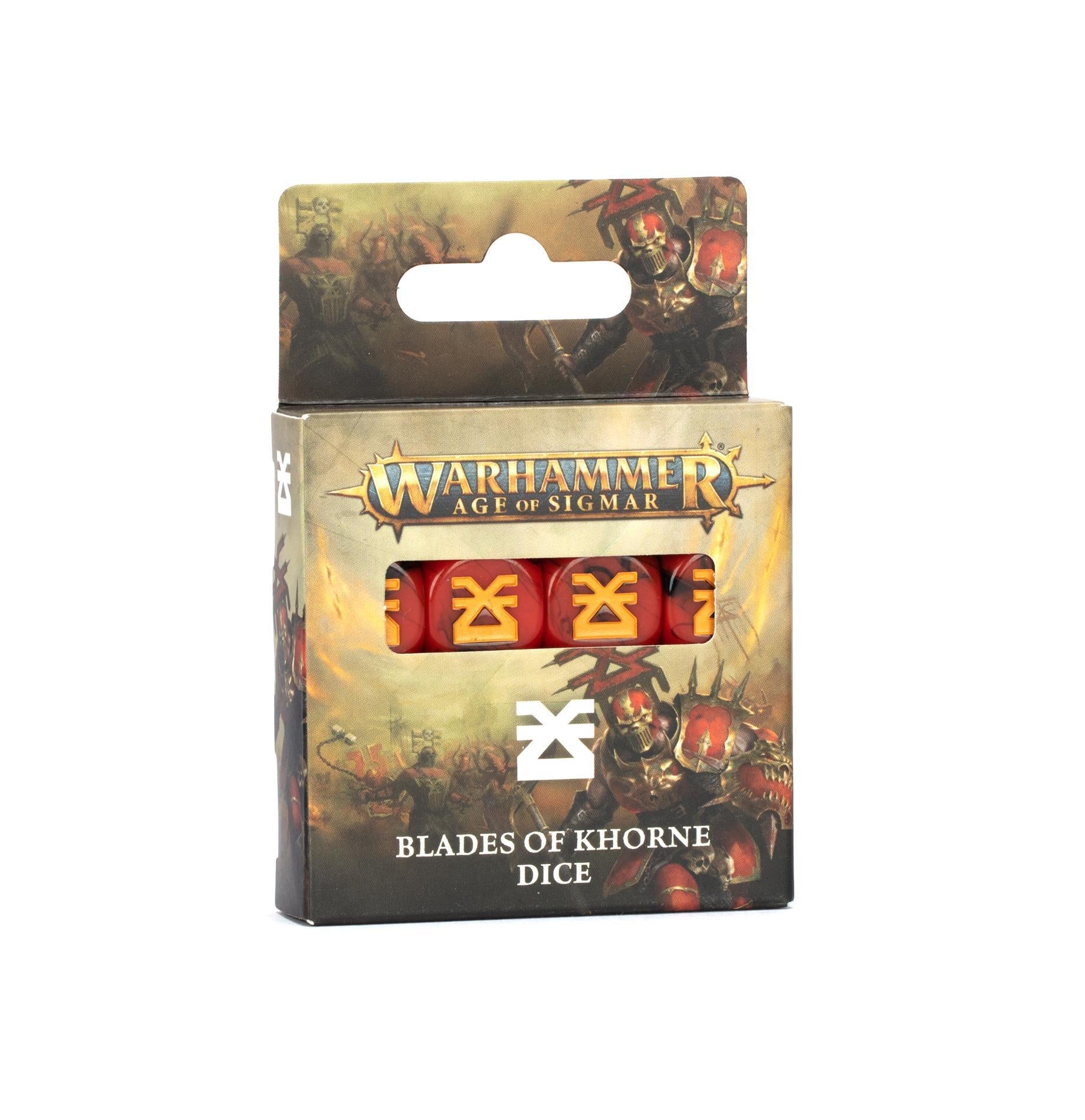 Warhammer Age of Sigmar - Dice: Blades of Khorne - The Feisty Goblin Gamehouse -