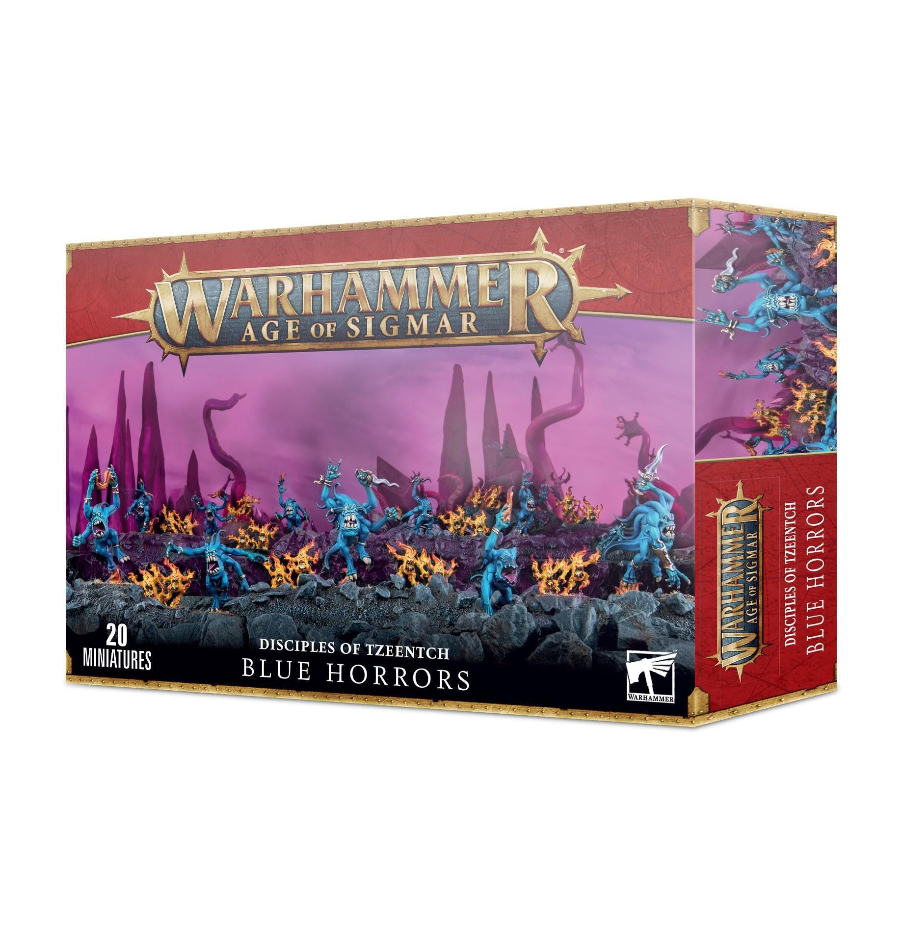 Warhammer Age of Sigmar - Disciples of Tzeentch: Blue Horrors - The Feisty Goblin Gamehouse -