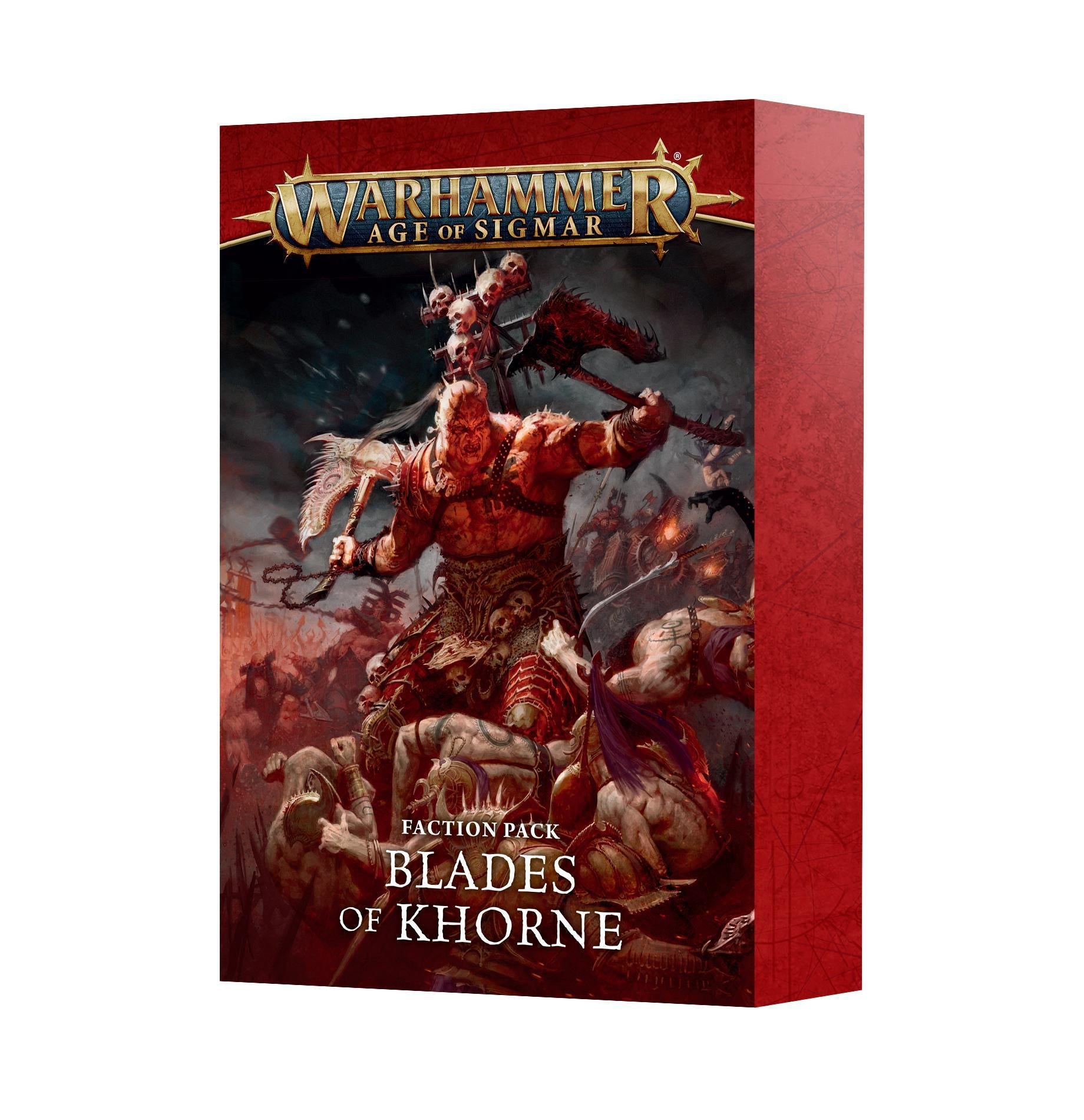 Warhammer Age of Sigmar - Faction Pack: Blades of Khorne (English) - The Feisty Goblin Gamehouse -