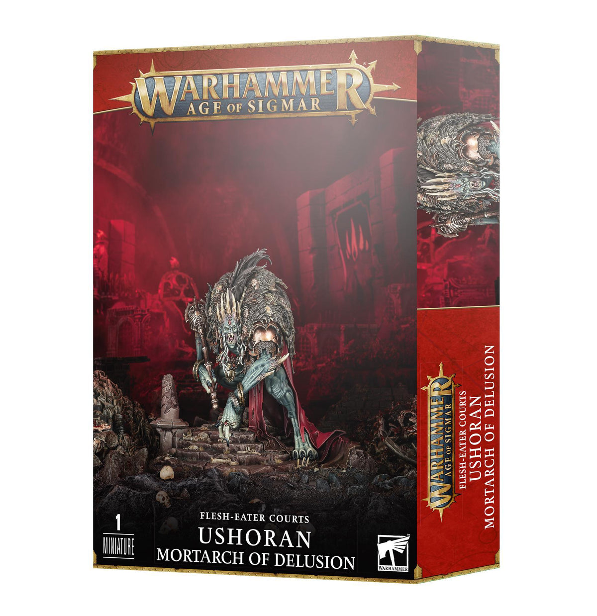 Warhammer Age of Sigmar - Flesh-Eater Courts: Ushoran Mortarch of Delusion - The Feisty Goblin Gamehouse -