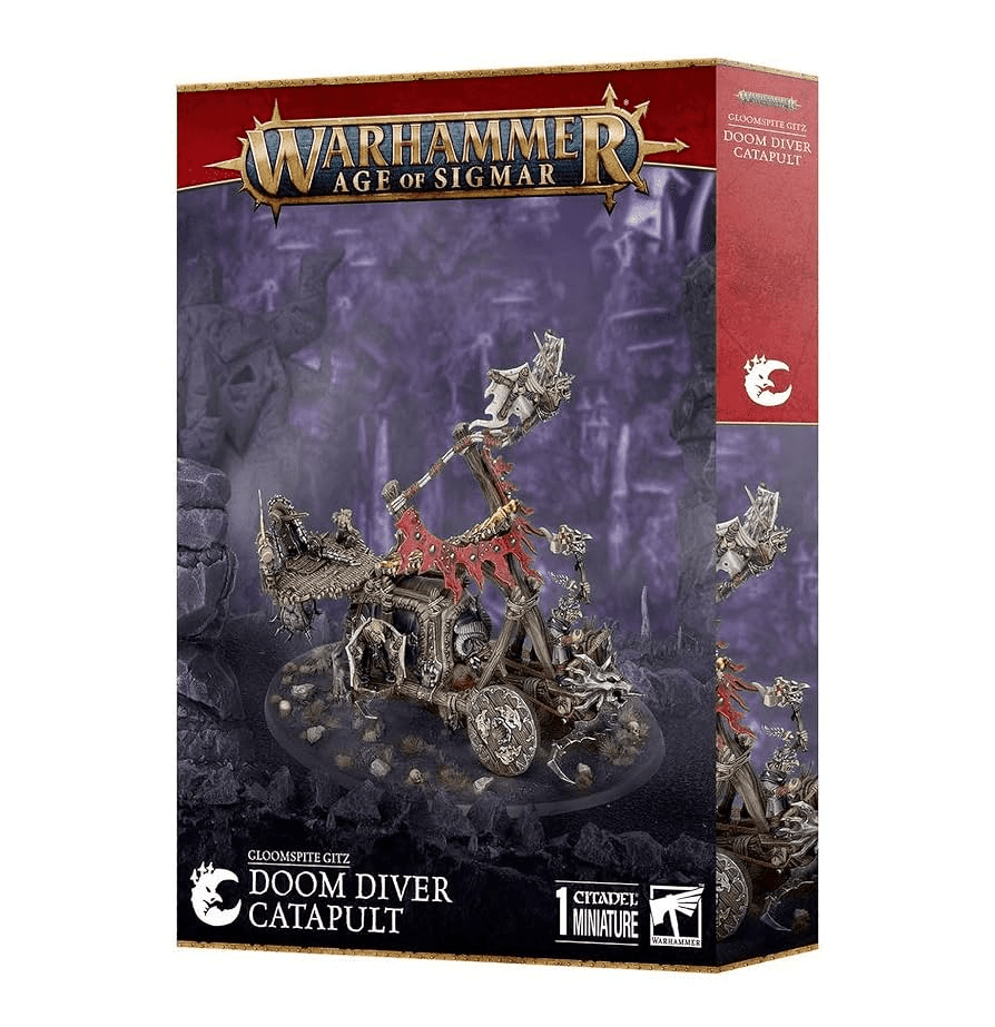 Warhammer Age of Sigmar - Gloomspite Gitz: Doom Diver Catapult - The Feisty Goblin Gamehouse -