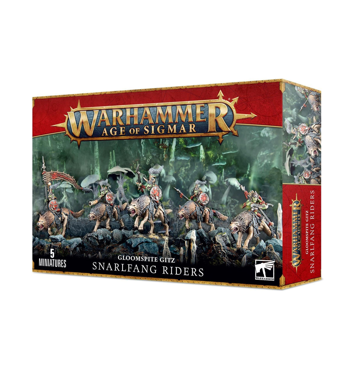 Warhammer Age of Sigmar - Gloomspite Gitz: Snarlfang Riders - The Feisty Goblin Gamehouse -
