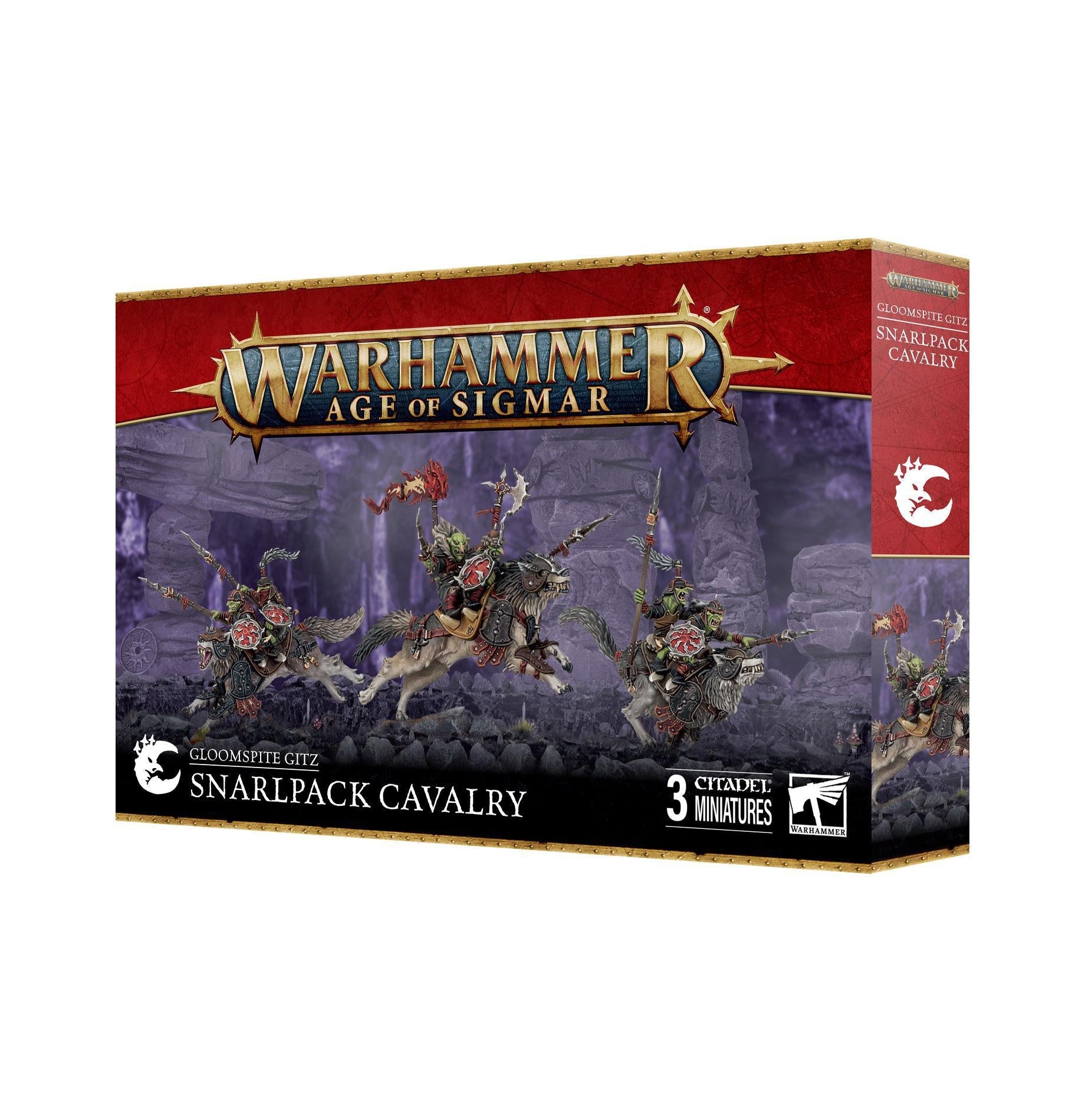 Warhammer Age of Sigmar - Gloomspite Gitz: Snarlpack Cavalry - The Feisty Goblin Gamehouse -
