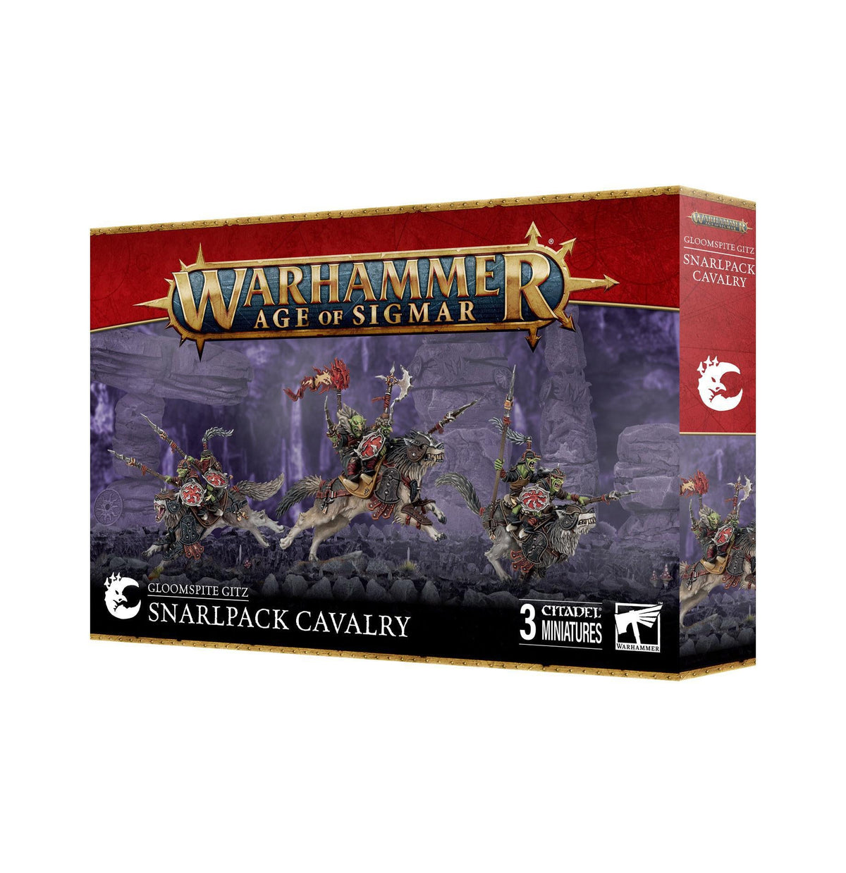Warhammer Age of Sigmar - Gloomspite Gitz: Snarlpack Cavalry - The Feisty Goblin Gamehouse -
